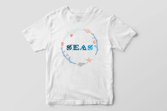 Seas Font PNG with transparent background - Preview 1