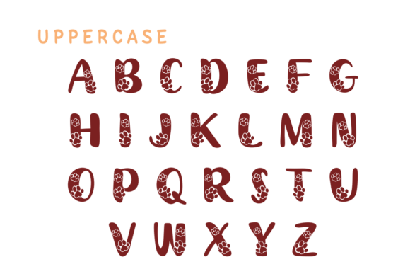 Animal Paw Font - Preview 2