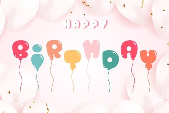 Balloon Font - Preview 1