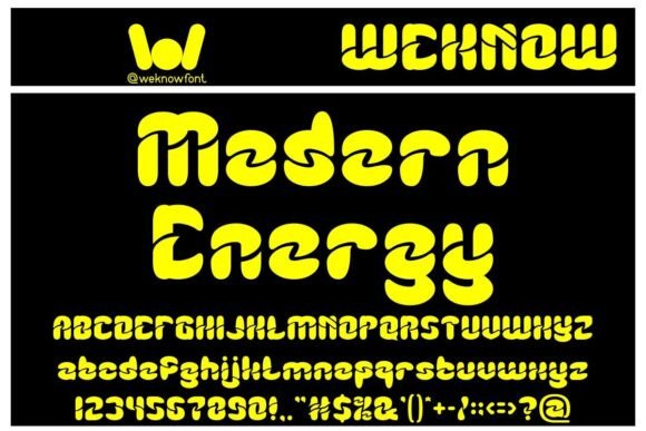 Chasing Lightning Font - Preview 4