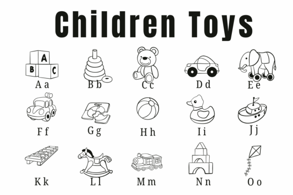 Children Toys Font - Preview 1