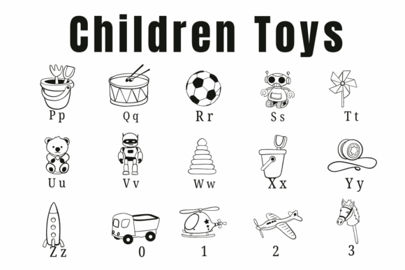 Children Toys Font - Preview 2
