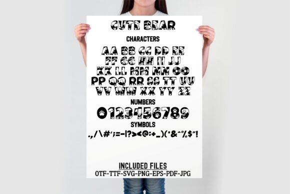 Cute Bear Font - Preview 2
