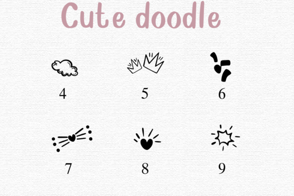 Cute Doodle Font - Preview 3