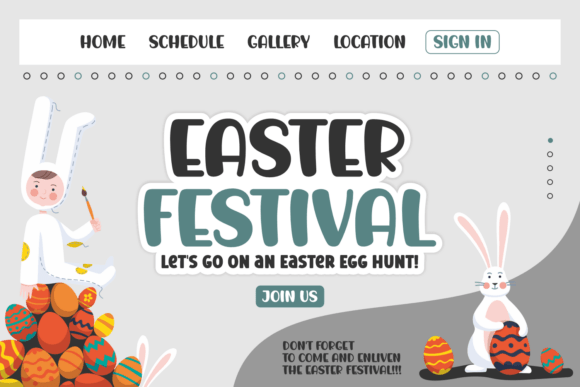 Easter Stcord Font - Preview 3