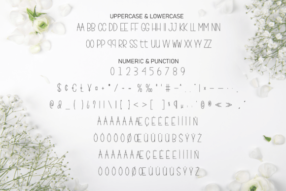 Flowers Font - Preview 6