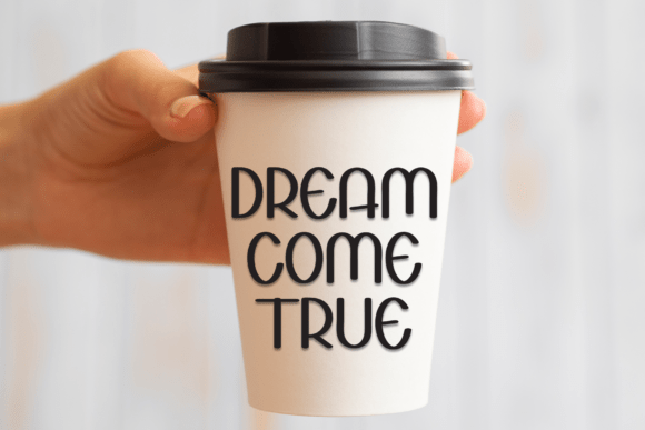 Handmade Background Font - Preview 1