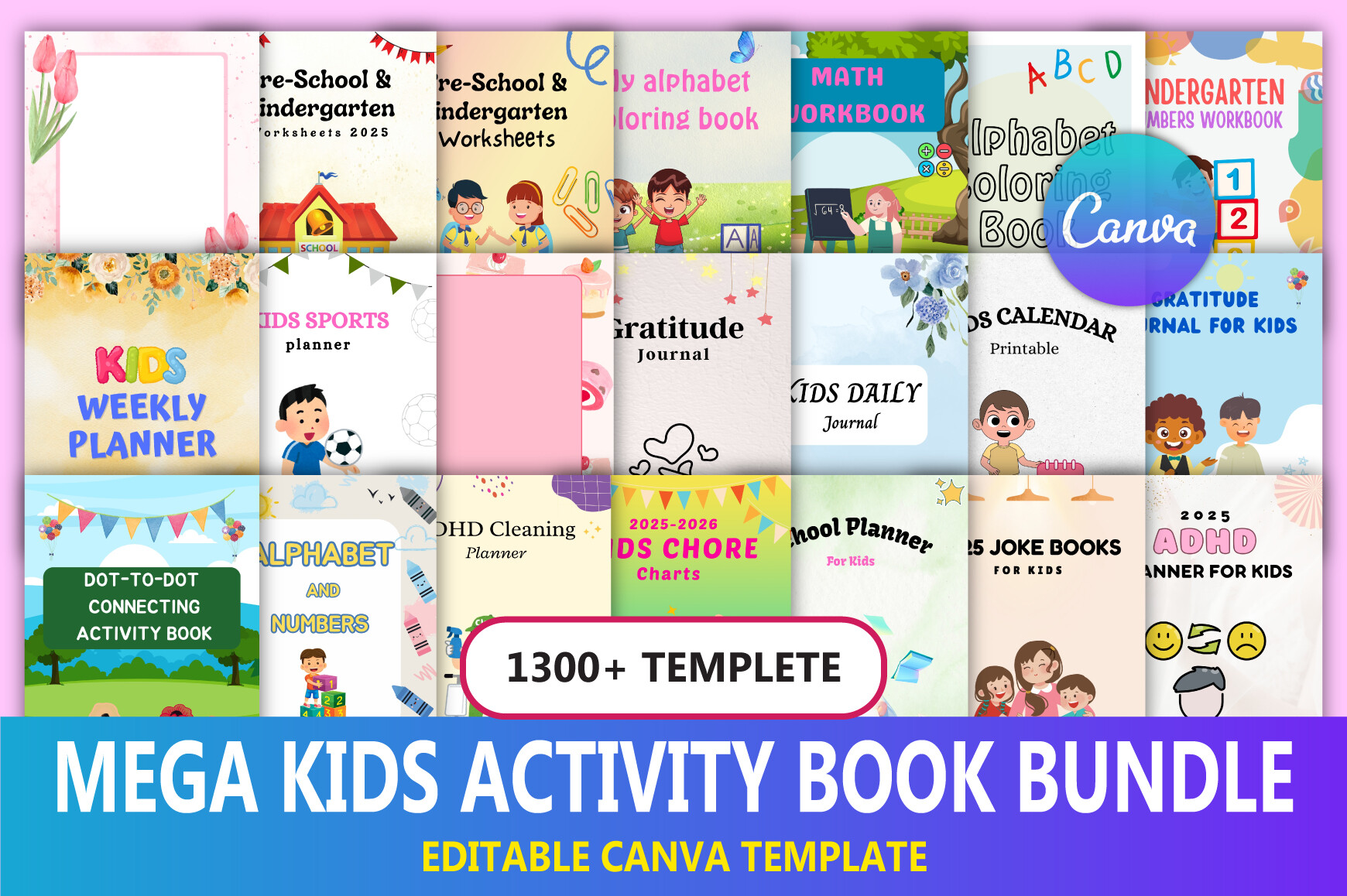 Mega Kids Activity Book Bundle Graphic by munjixpro · Creative Fabrica