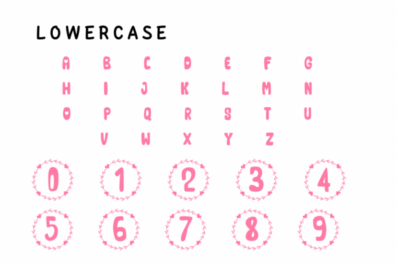 Mom Monogram Font PNG with transparent background - Preview 2