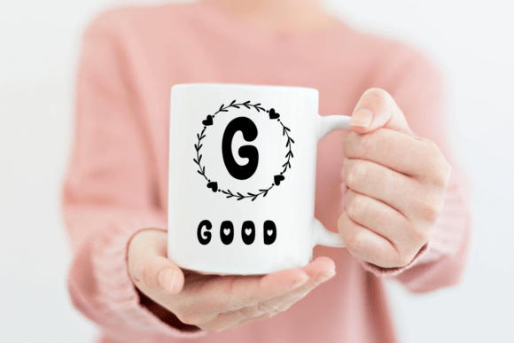 Mom Monogram Font PNG with transparent background - Preview 3