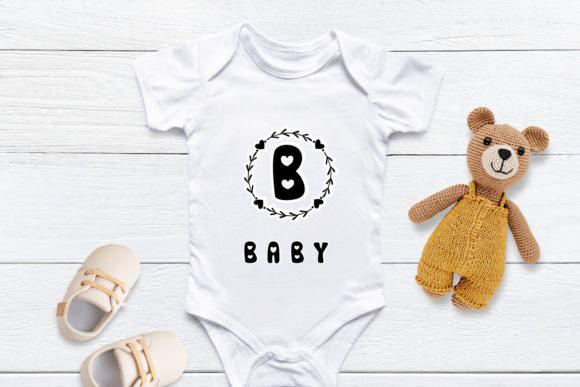 Mom Monogram Font PNG with transparent background - Preview 6