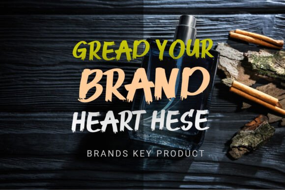 Oke Brush Font PNG with transparent background - Preview 5