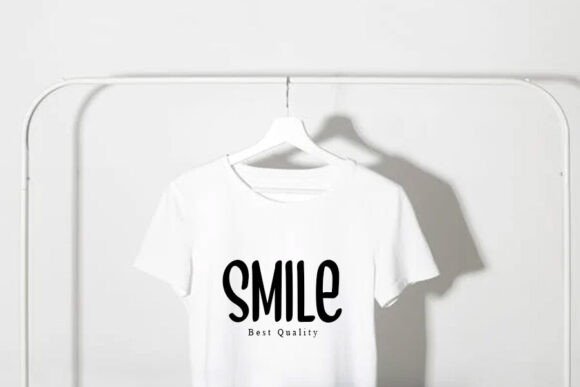 Simple Monogram Font PNG with transparent background - Preview 2