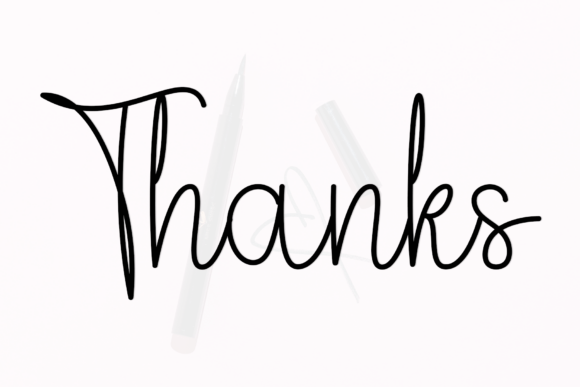 Beauty Handwriting Font - Preview 3