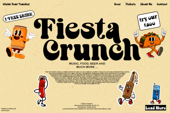 Cendolia Font - Preview 3