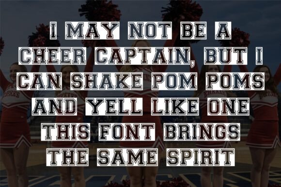 Cheer Squad Font - Preview 3