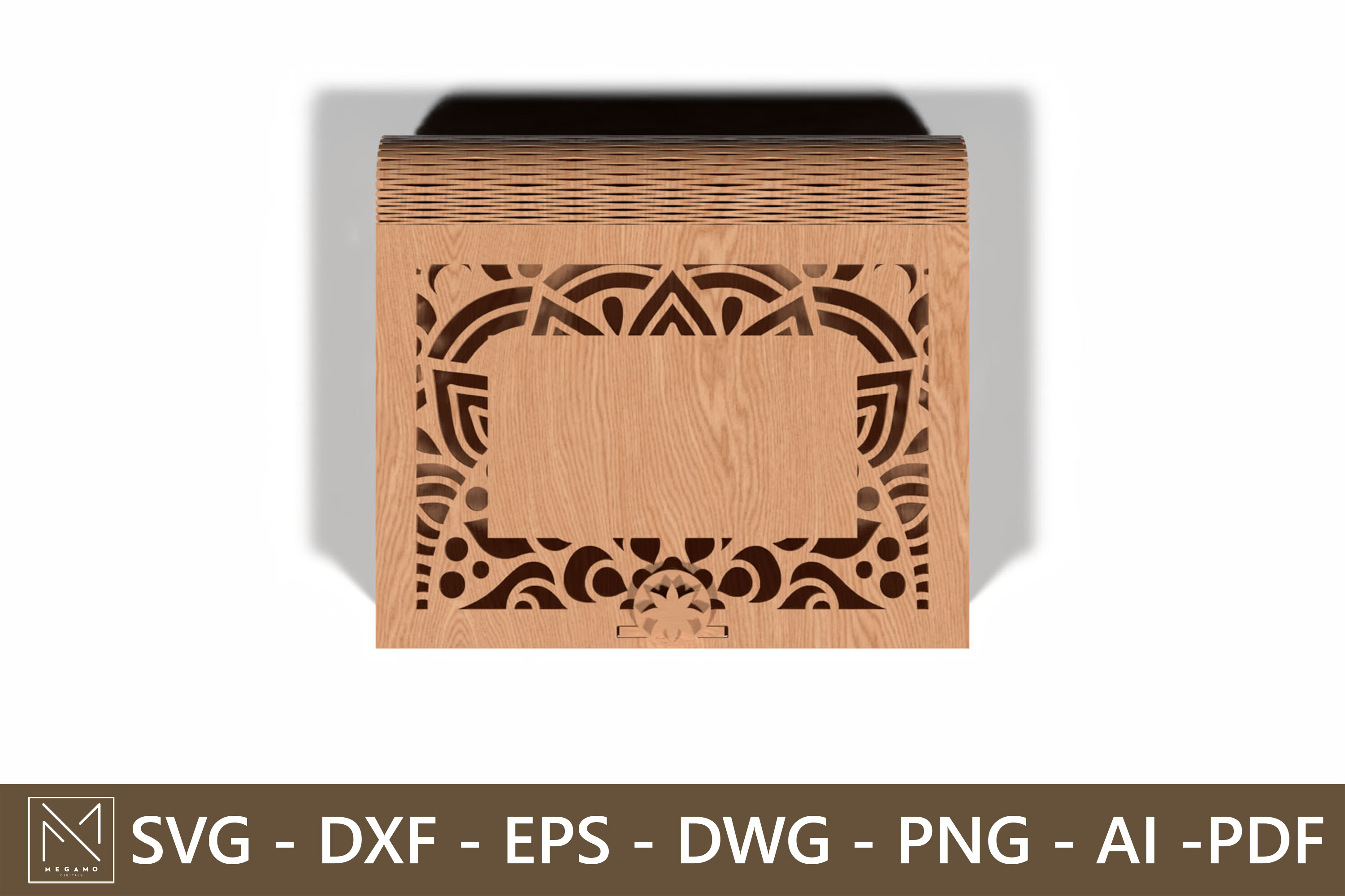 Classic Pattern Laser Cut Box Laser Cut · Creative Fabrica
