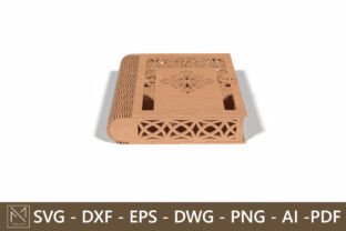 Corner Floral Pattern Laser Cut Box SVG · Creative Fabrica