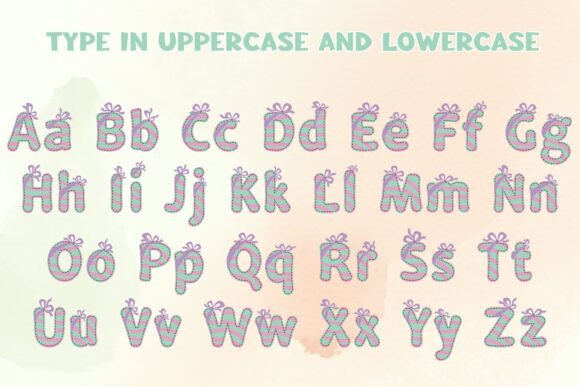 Cute Easter Egg Font - Preview 1