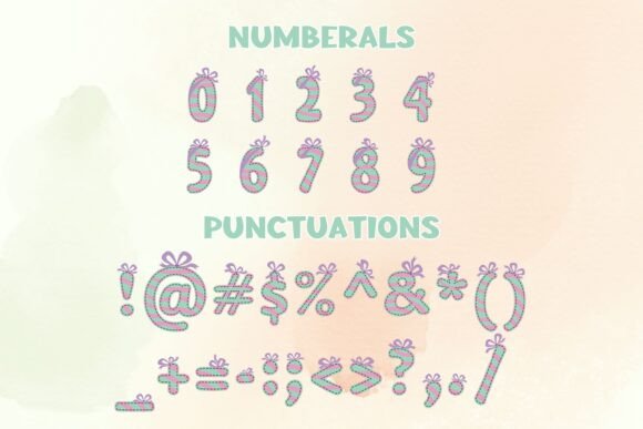 Cute Easter Egg Font - Preview 2