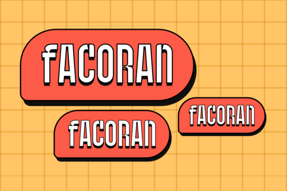 Facoran Font - Preview 1