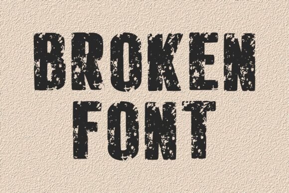 Grinz Grunge Font PNG with transparent background - Preview 1