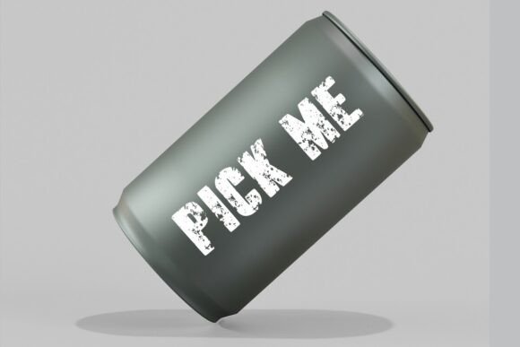 Grinz Grunge Font PNG with transparent background - Preview 4