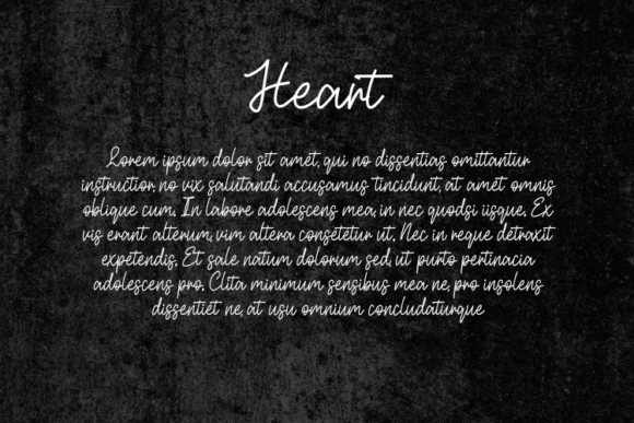 Heart Font - Preview 2