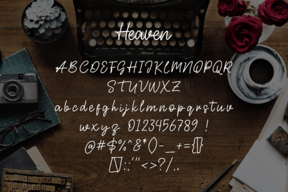 Heaven Font - Preview 1