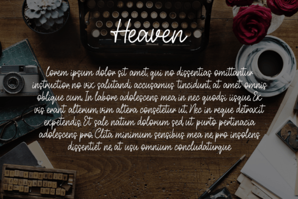 Heaven Font - Preview 2