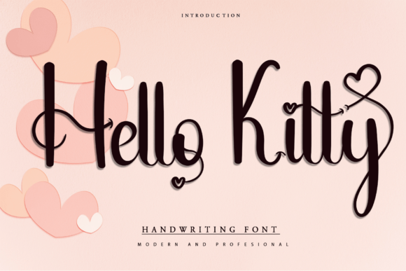 Hello Kitty Polices Manuscrites Police Par pinkmeca