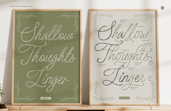 Nikahan Script Font PNG with transparent background - Preview 5
