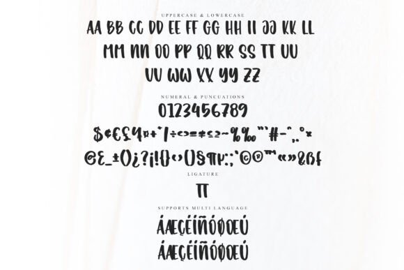 Planner Farmhouse Font font preview - 5