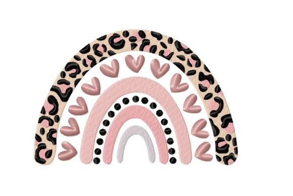 Rainbow Embroidery Design