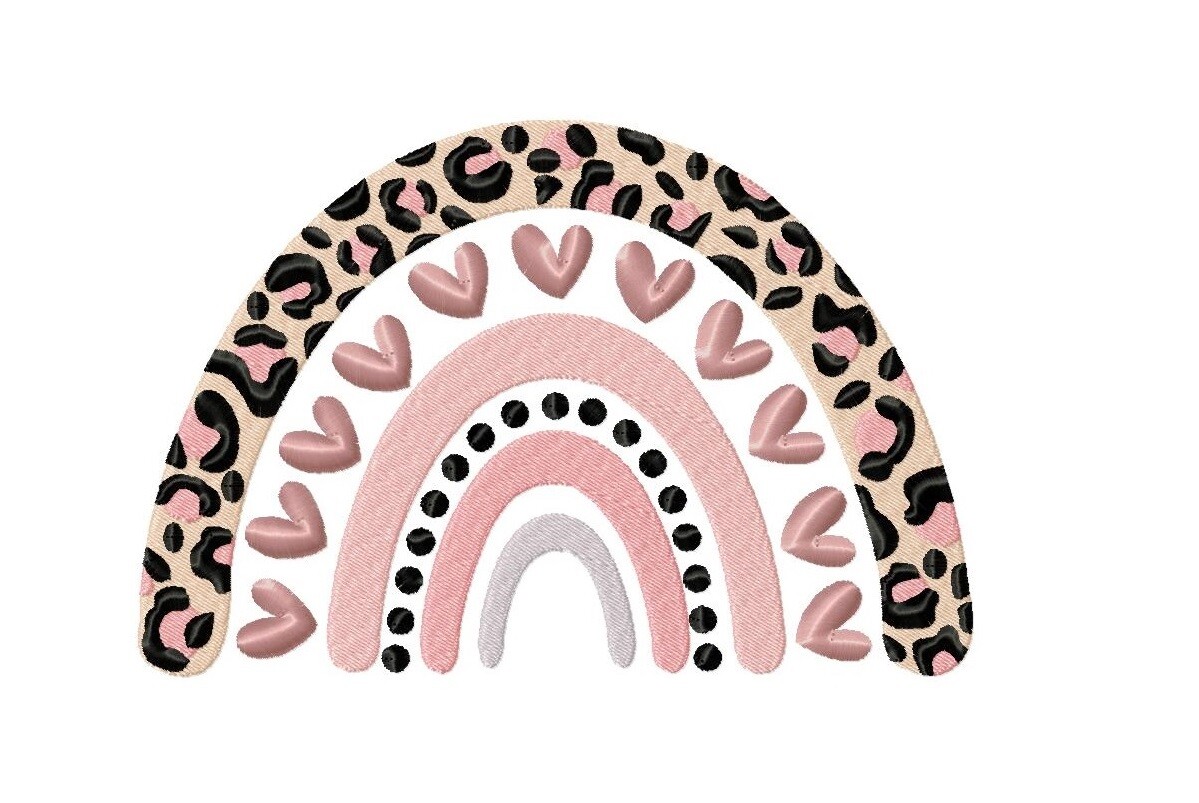 Rainbow Embroidery Design