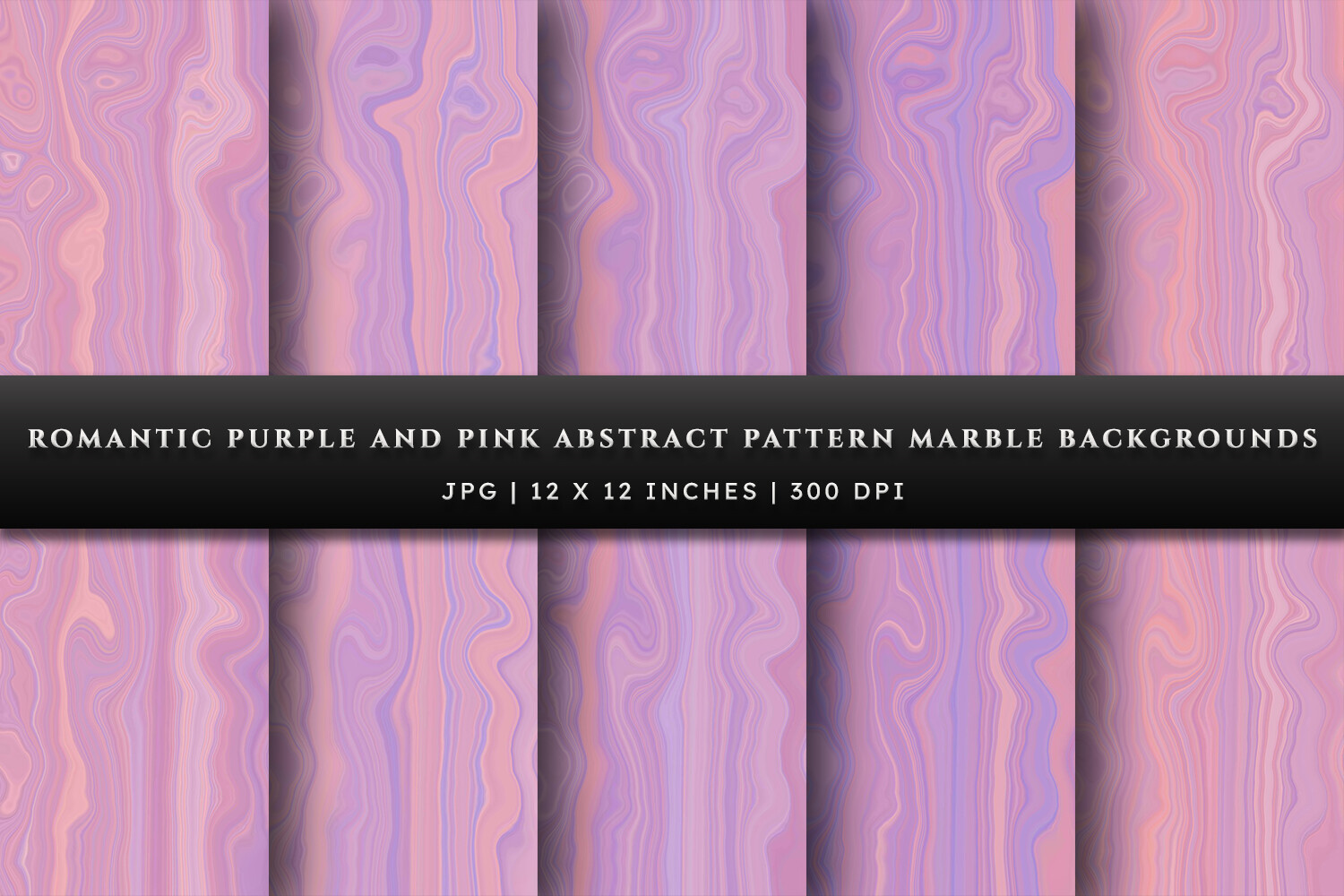 Romantic Purple and Pink Abstract Marble Graphic by Pugazh Logan ...