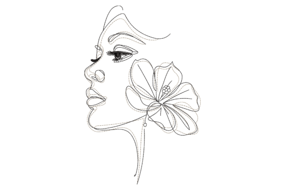 Woman with Flower