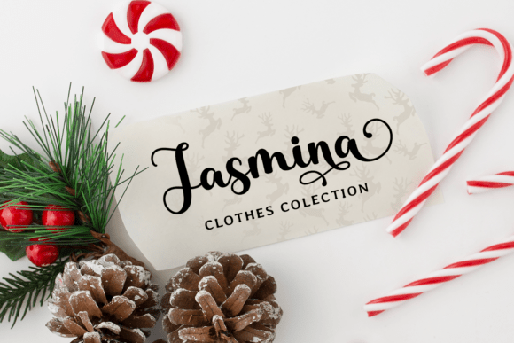 Christmas Garland Font - Preview 2