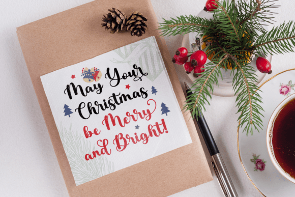 Christmas Garland Font - Preview 4