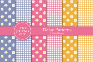 Daisy Digital Paper Set Graphic by sumaiasupti15 · Creative Fabrica