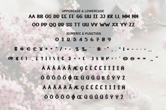 Easter Flowers Font - Preview 6
