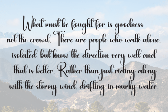 Handwritteen Font font preview - 5