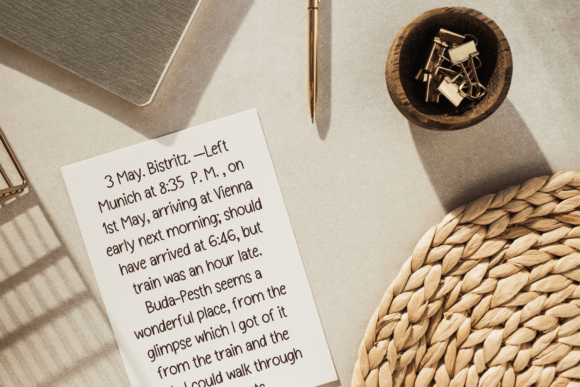Mama Notes Font PNG with transparent background - Preview 4