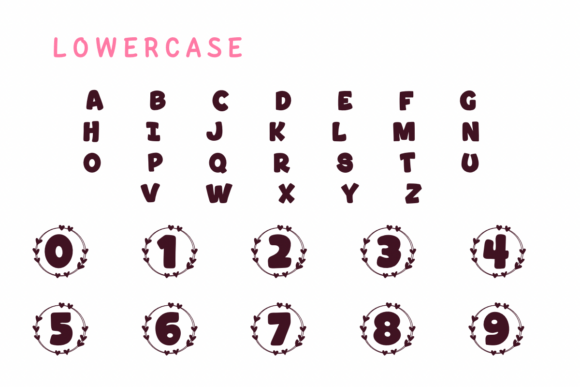 Monogram Mama Font PNG with transparent background - Preview 2