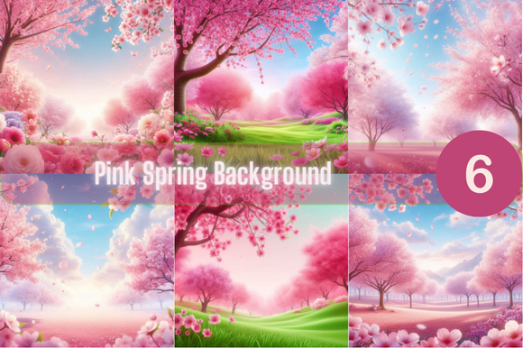 Pink Spring Background Graphic by Graphics XT · Creative Fabrica