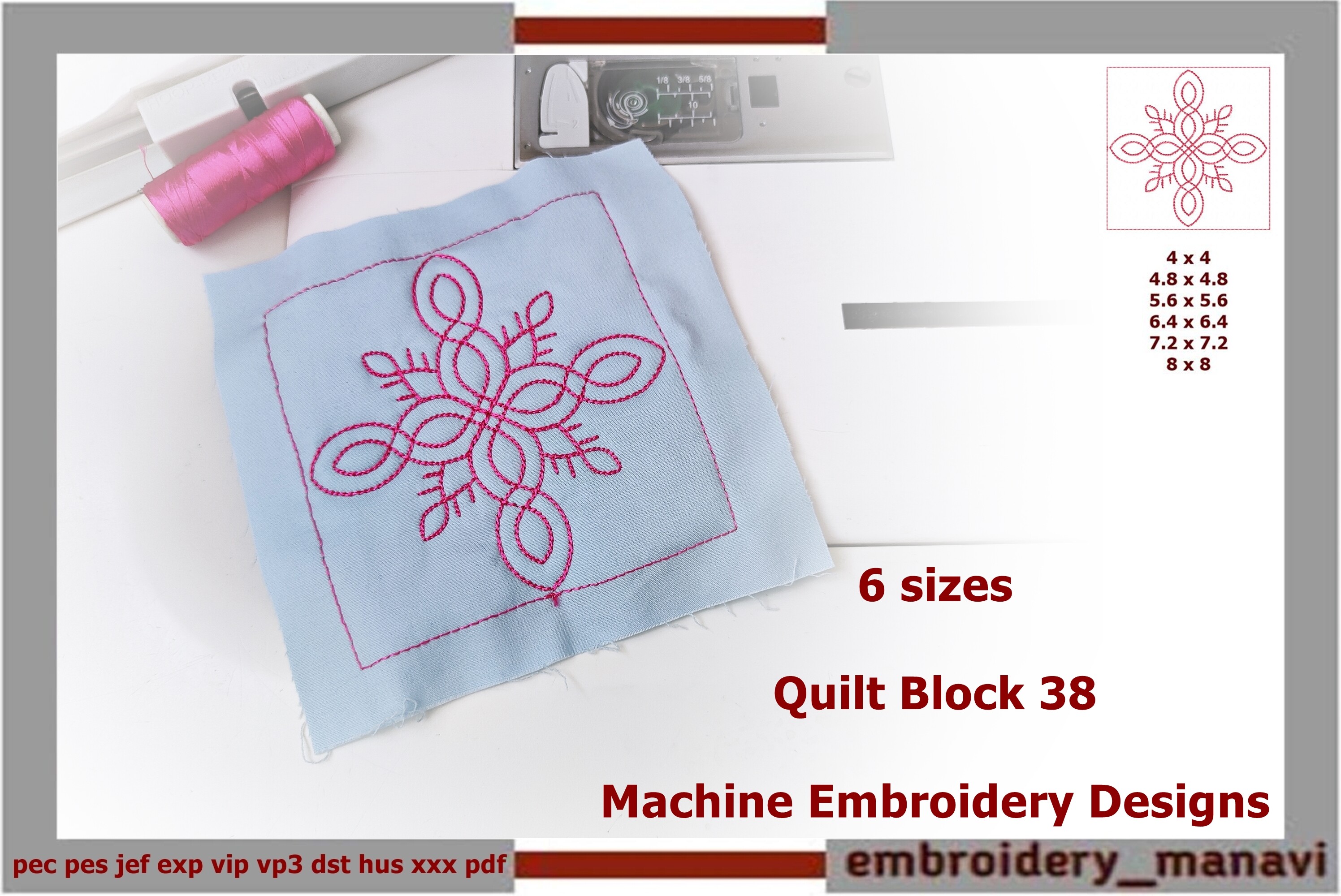 Quilting with Floral Plant Patterns