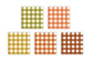 Seamless Boho Gingham Digital Papers Graphic by Vee Zee Designs ...