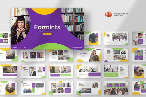 Preview of University Education Powerpoint Template PowerPoint template