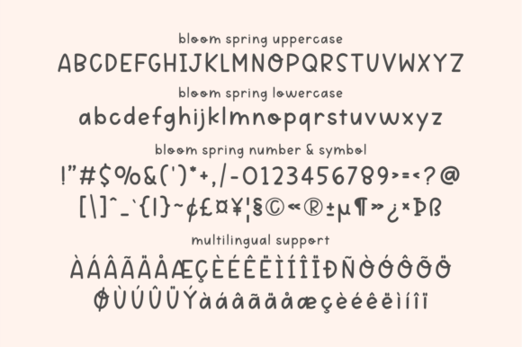 Bloom Spring Font - Preview 5