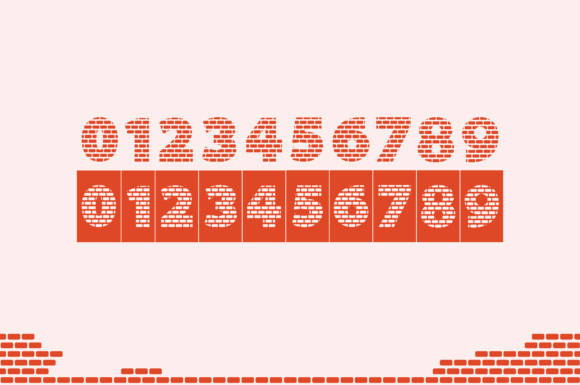 Brick Wall Font - Preview 5